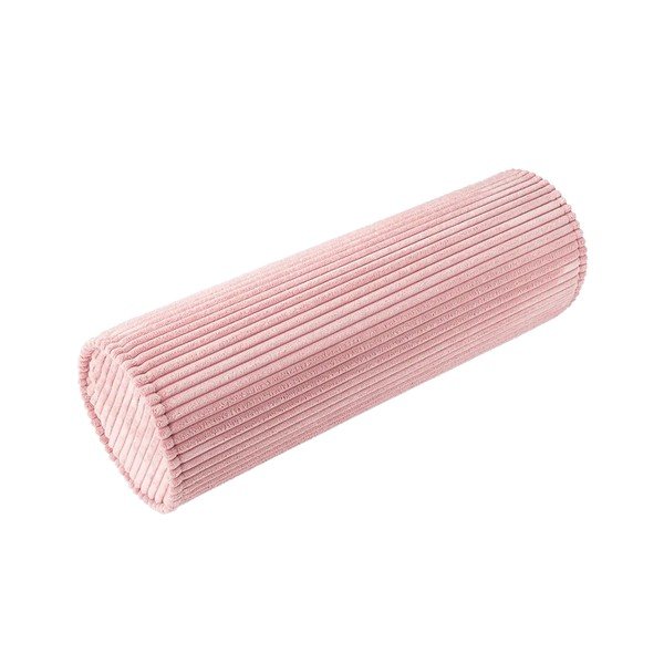 Розова детска възглавница за диван от рипсено кадифе Roll – Wigiwama