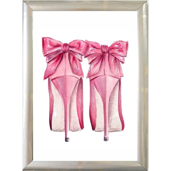 Плакат 20x30 cm Pink Fashion Shoes - Piacenza Art