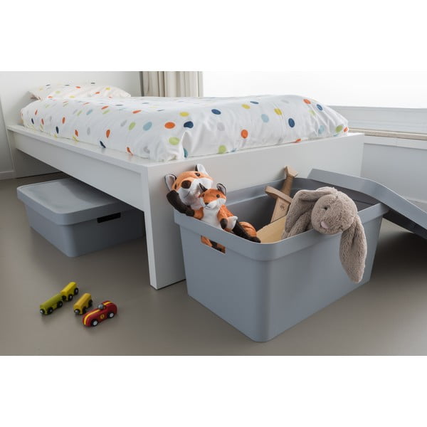 Сива кутия за съхранение с капак , 45 л Infinity - Curver-image-1