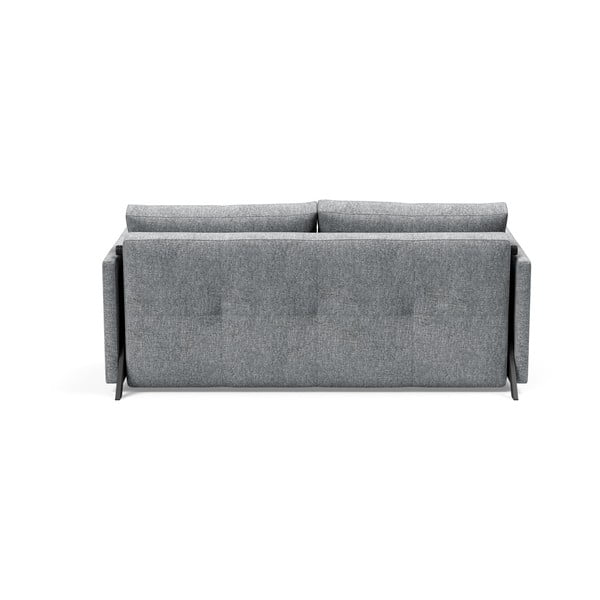 Сив разтегателен диван с подлакътници Twist Granite, 100 x 174 cm Cubed - Innovation-image-4