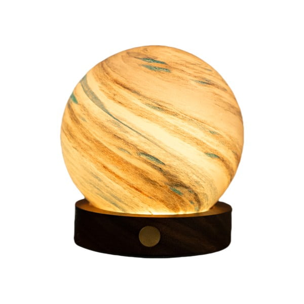 Кафява/в тъмно естествен цвят светлинна декорация с USB ø 8 cm Polar Cloud – Gingko