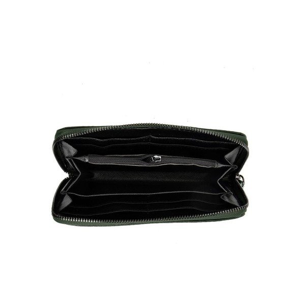 Зелена кожена чанта Mangotti Landallo - Mangotti Bags-image-4