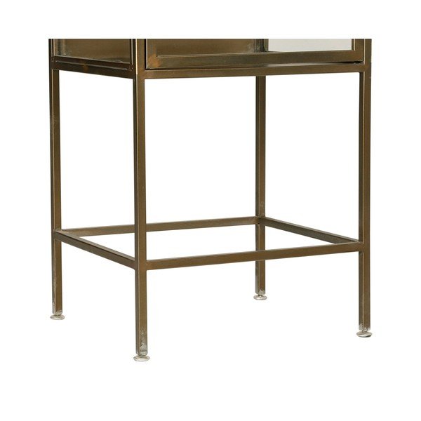 Метална витрина в златист цвят 47,5x170 cm Dagenham - Côté Table-image-4