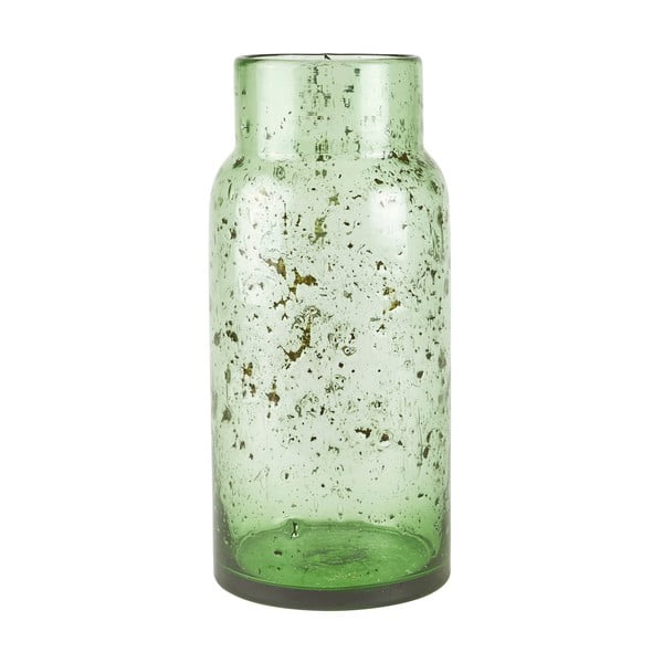 Зелена стъклена ваза - Villa Collection