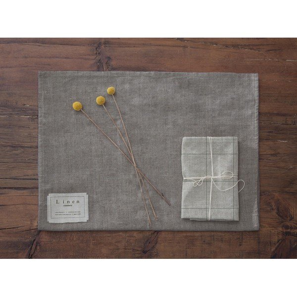 Комплект от 4 ленени салфетки Green Lines, 43 x 43 cm - Really Nice Things-image-3