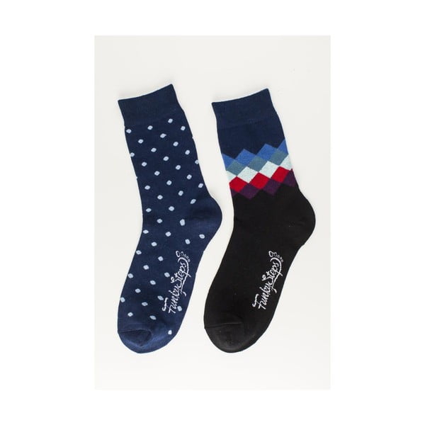 Dva páry ponožek Funky Steps Bachata, unisex velikost