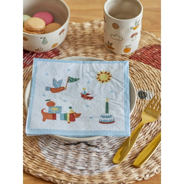 Хартиени салфетки в комплект от 20 броя Charlie – Bloomingville Mini-image-2
