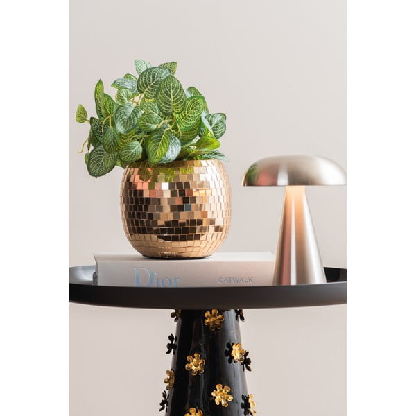 LED затъмняваща се настолна лампа в златисто с метален абажур (височина 20,5 cm) Rachel – Leitmotiv-image-3