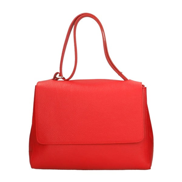 Червена кожена чанта Barbara - Roberto Buono
