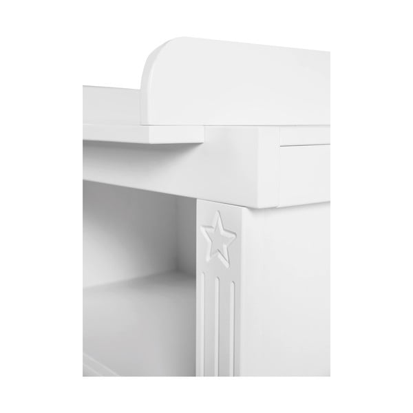 Бял нисък скрин с маса за преповиване 120x98 cm Maxi - Roba-image-3