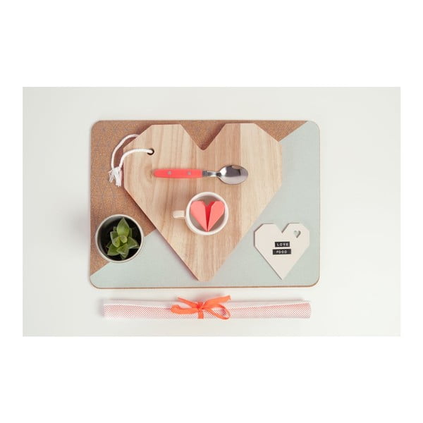 Krájecí prkénko Origami Heart Orange-image-1