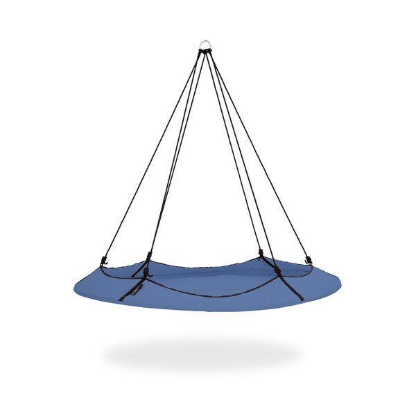 Синя градинска люлка със стойка - Hangout Pod-image-3