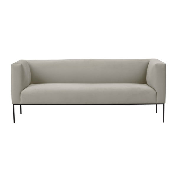 Бежов кадифен диван Neptune, 195 cm - Windsor & Co Sofas
