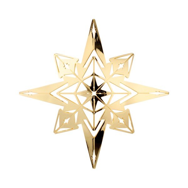 Висяща коледна украса в златист цвят - Kähler Design-image-2