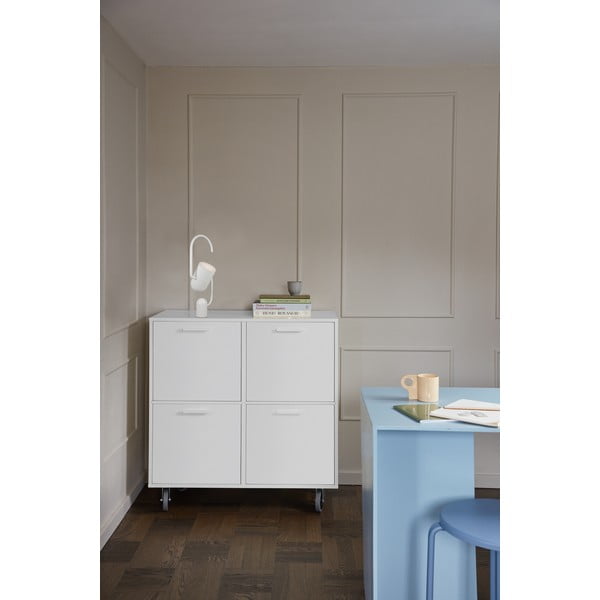 Бял нисък скрин 89x82 cm Keep by Hammel - Hammel Furniture-image-1