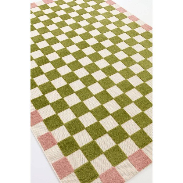 Зелен/розов килим за открито и закрито 200x290 cm Enja – Jotex-image-4