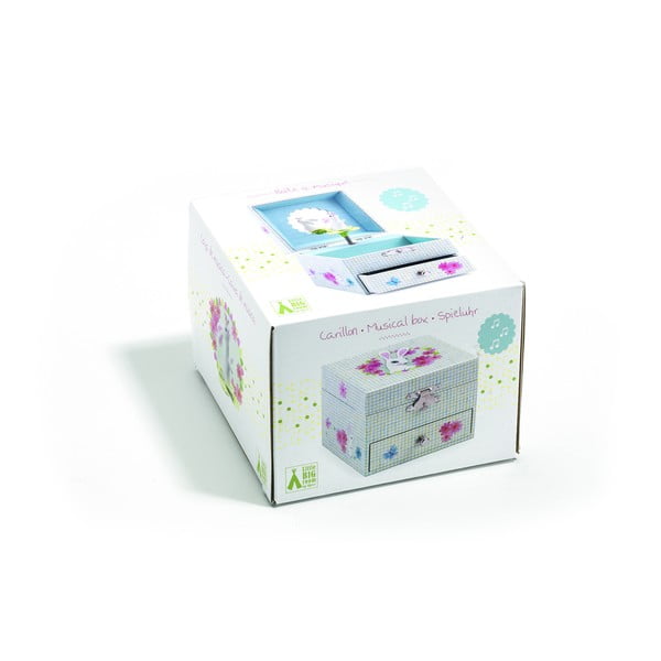 Дървена игрална кутия Зайче - Djeco-image-1