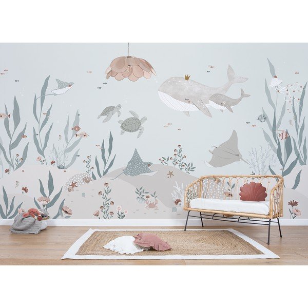 Детски тапет 400 cm x 248 cm Dreamy Seabed - Lilipinso-image-1