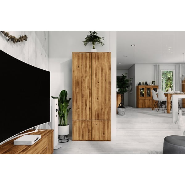 Дъбов гардероб 90x206 cm Vento 2 - The Beds-image-4