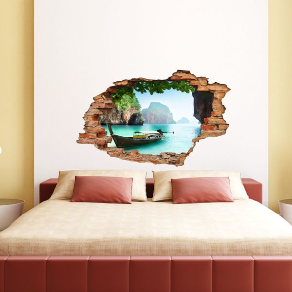 Стикер Тайните острови Изглед, 60 x 90 cm - Ambiance