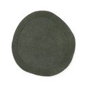Тъмнозелен ръчно изработен кръгъл килим със смес от вълна ø 160 cm Kari Organic – Villeroy&Boch