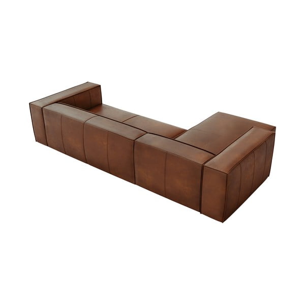 Ъглов диван от кафява кожа (ляв ъгъл) Madame - Windsor & Co Sofas-image-4