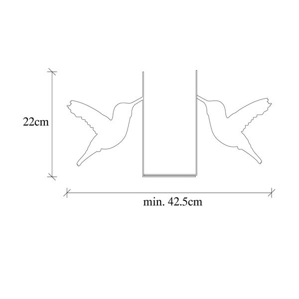 Поставка за книги Birds - Mioli Decor-image-2