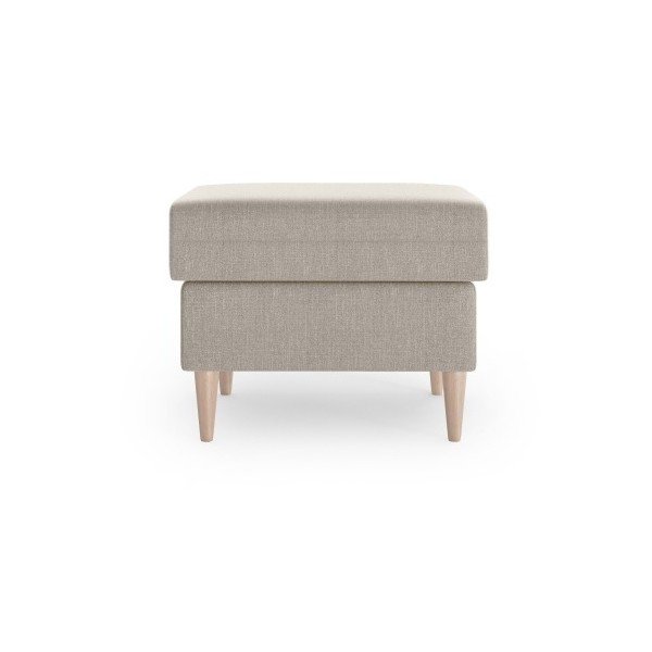 Бежов пуф Aubrieta, 60 x 45 cm - Mazzini Sofas-image-2