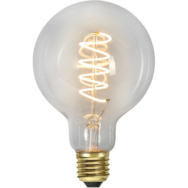 Топла LED крушка с димируема жичка E27, 4 W Spiral Filament - Star Trading-image-3