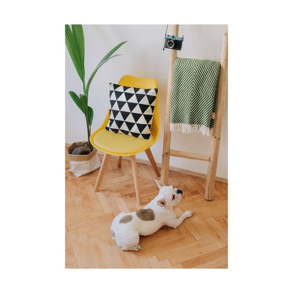 Жълт стол с букови крака Bonami Essentials Lumos - loomi.design-image-3