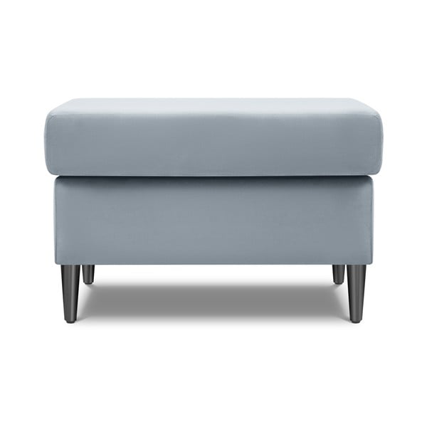 Светлосиня кадифена табуретка Kyoto – Cosmopolitan Design