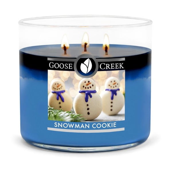 Ароматна свещ в стъклена кутия Snowman Cookie, 35 часа горене - Goose Creek