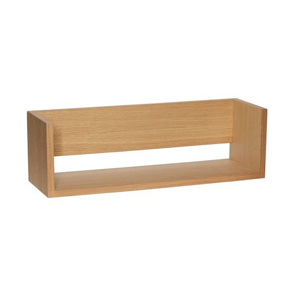 Стенен рафт от декор от дъб  в естествен цвят 64 cm Gap – Hübsch