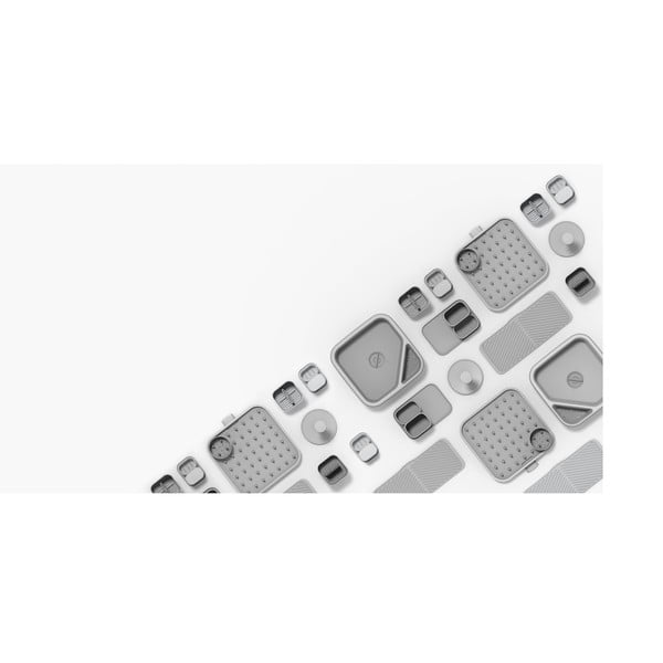 Сива пластмасова стойка за кухненска хартия ø 16 cm Duo – Joseph Joseph-image-4