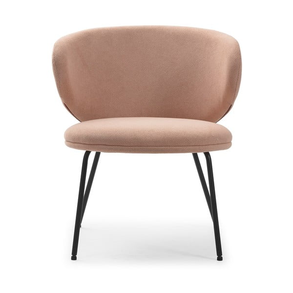 Светлорозово кресло Rush – Marckeric-image-2