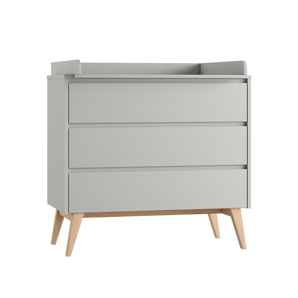 Сив нисък детски скрин 100x52,5 cm Swing - Pinio-image-2