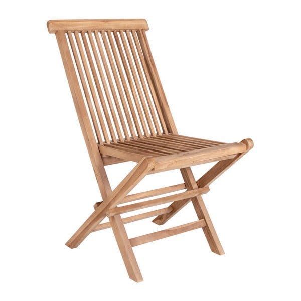 Дървени градински столове в естествен цвят в комплект от 2 броя Toledo - House Nordic