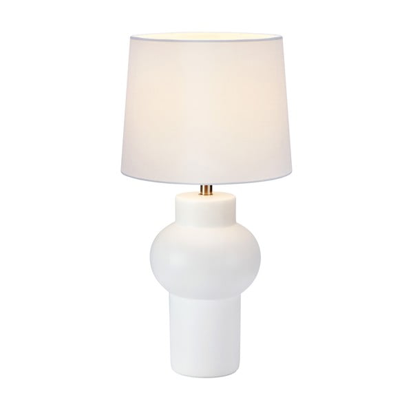 Бяла настолна лампа Shape - Markslöjd