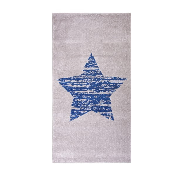 Dětský modrý koberec Nattiot Lucero, 80 x 150 cm