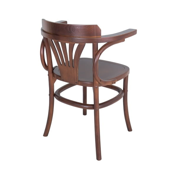 Кафяв трапезен стол от масивен бряст Montmartre – Antic Line-image-1