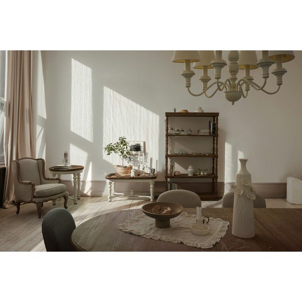 Бежово ленено кресло Catherine – Bizzotto-image-4