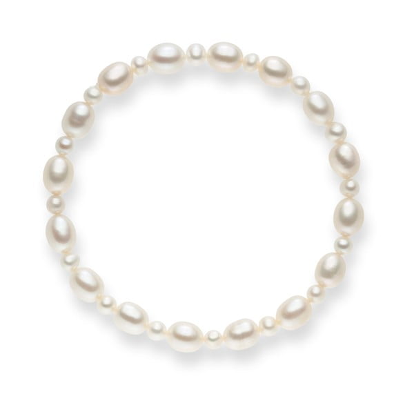 Perlový náramek Nova Pearls Copenhagen Chantal, délka 19 cm