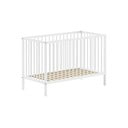 Бяло детско креватче от масивен бор 60x120 cm DINO – Vipack