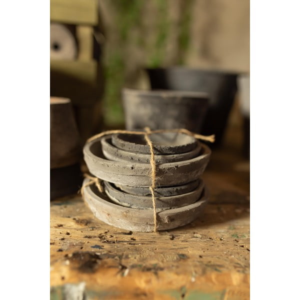 Комплект от 3 чинии за саксии от теракота - Esschert Design-image-3