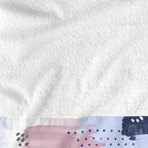 Комплект от 2 памучни кърпи Tempera - Blanc-image-1