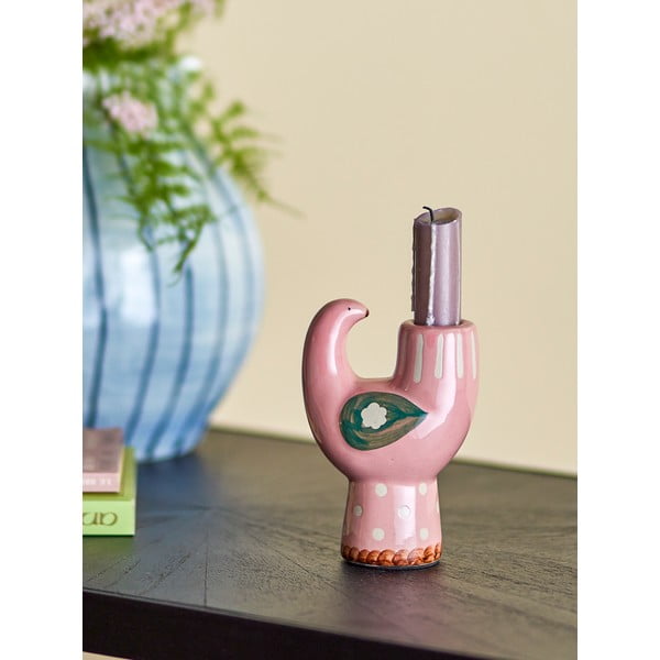 Свещник от керамика Trudy – Bloomingville-image-1