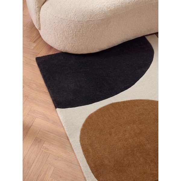 Вълнен килим в цвят кафяв коняк 120x170 cm Ruvia – Villeroy&Boch-image-4