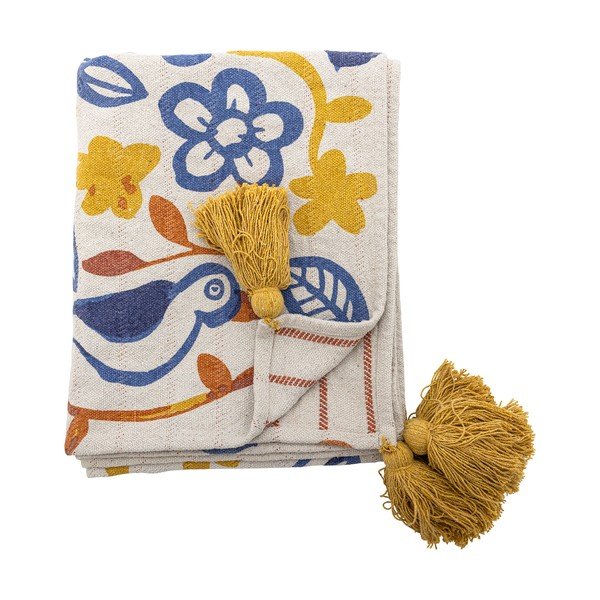 Одеяло от рециклиран памук 130x160 cm Figuria – Bloomingville