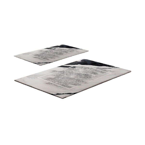 Сиво-бежови килими за баня в комплект 2 бр. 60x100 cm CT – Foutastic