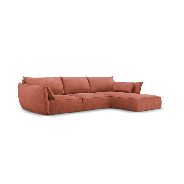 Червен ъглов диван (десен ъгъл) Vanda - Mazzini Sofas-image-2